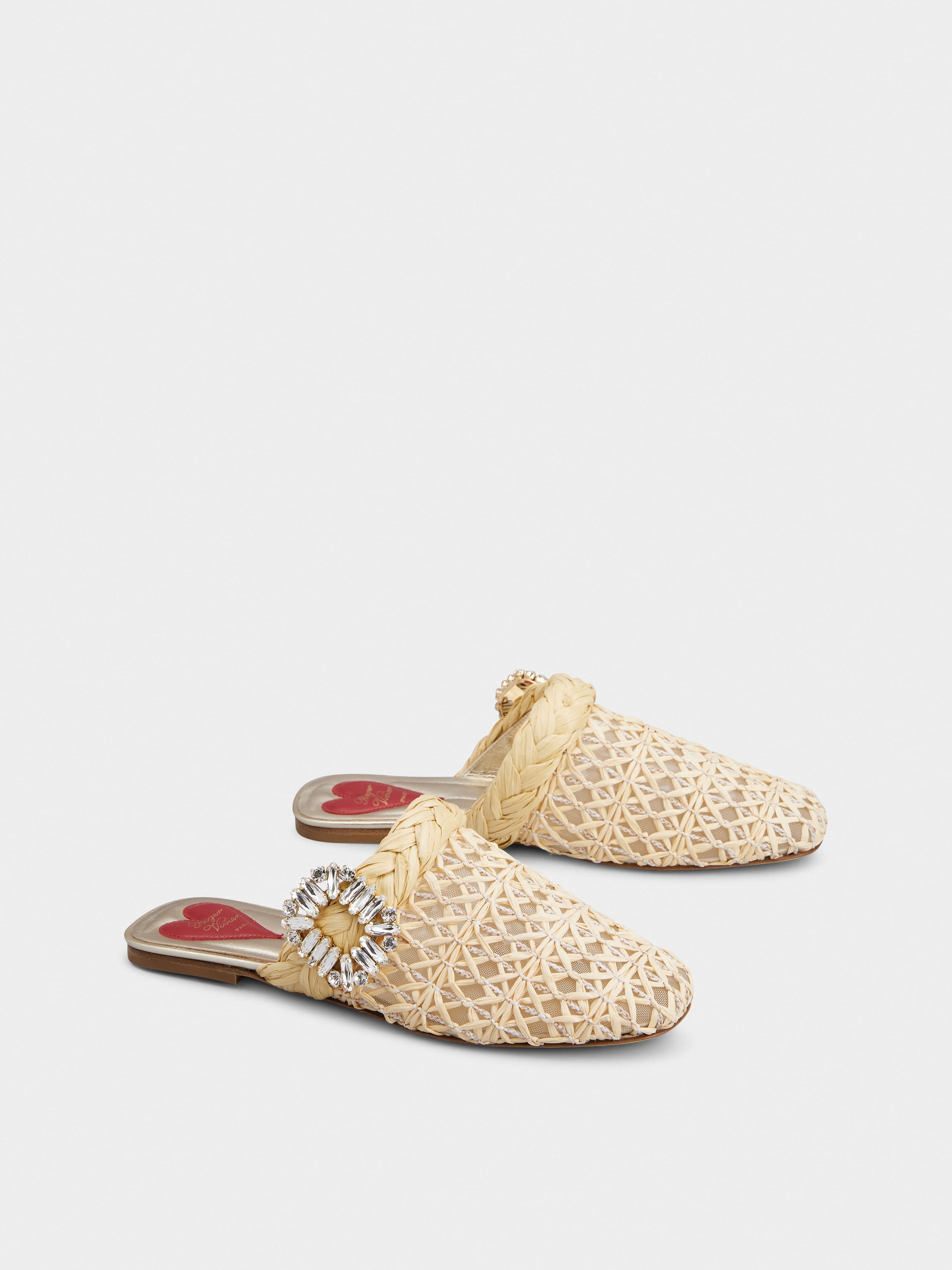Mules in raffia - 2