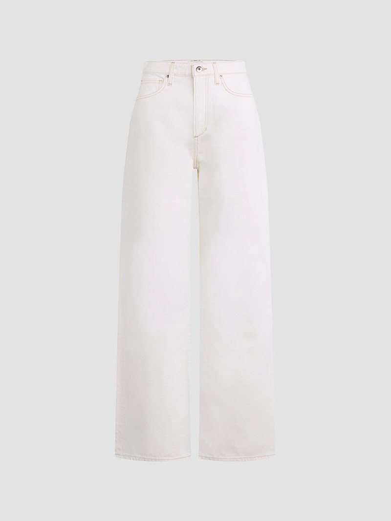Women's The Harlowe Wide-Leg Jeans - Milk 1