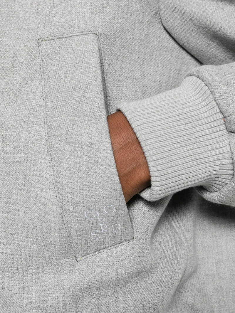 Closed Zip-up Bomber Jacket 4