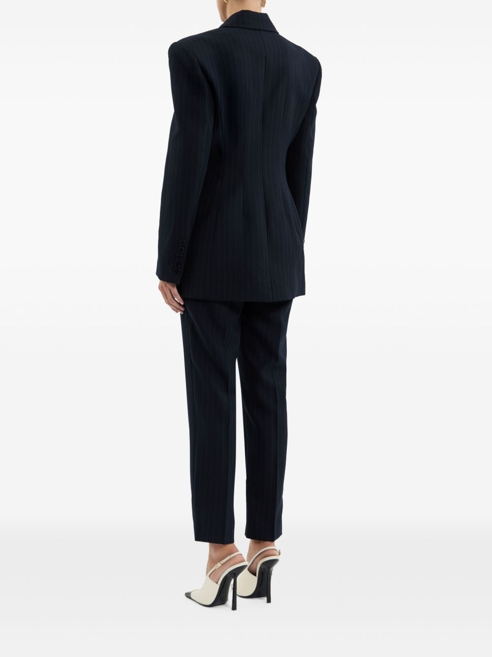 Maxwell pinstriped blazer - 4