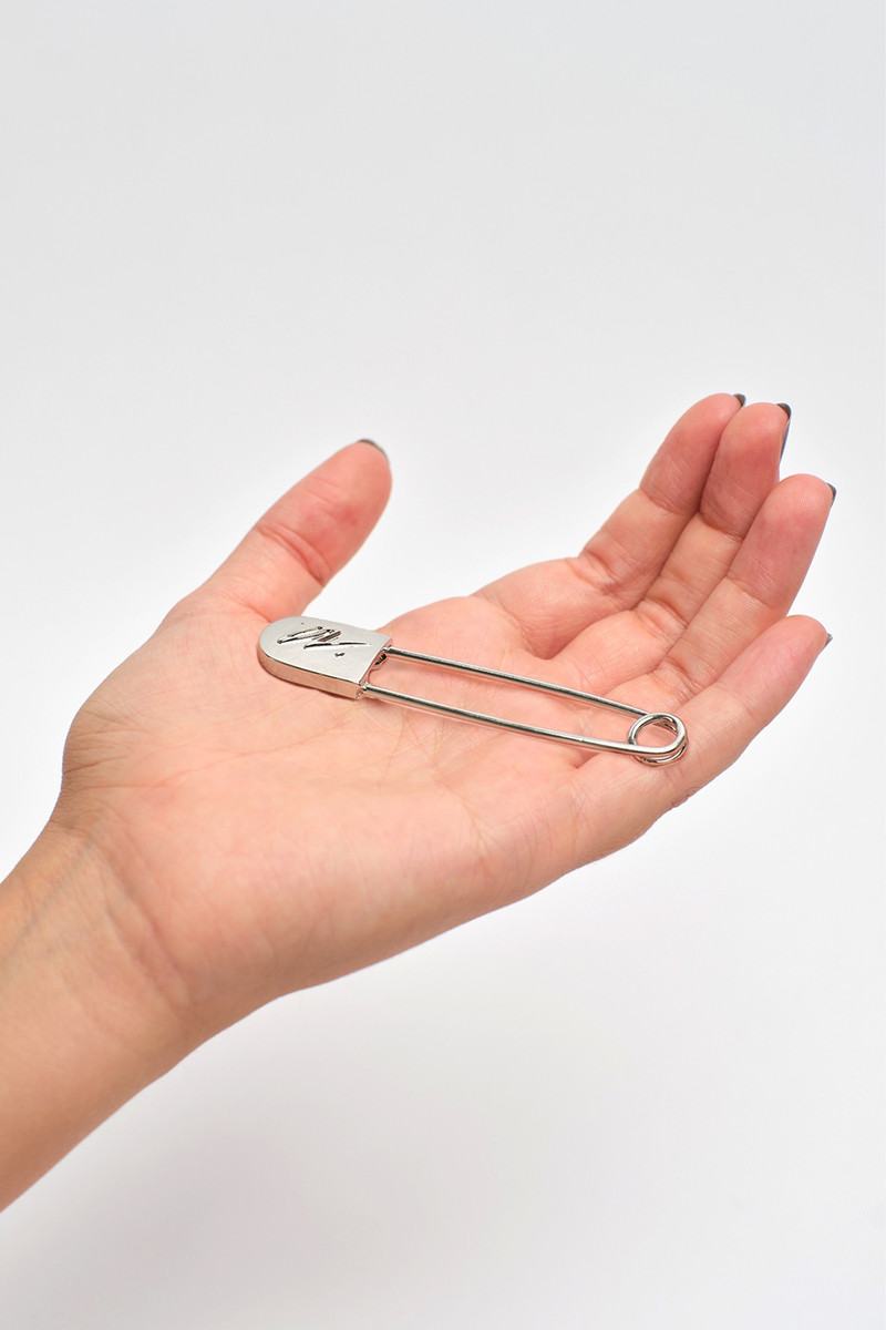 Our Legacy Safety Pin Big Silver Nickel outlook