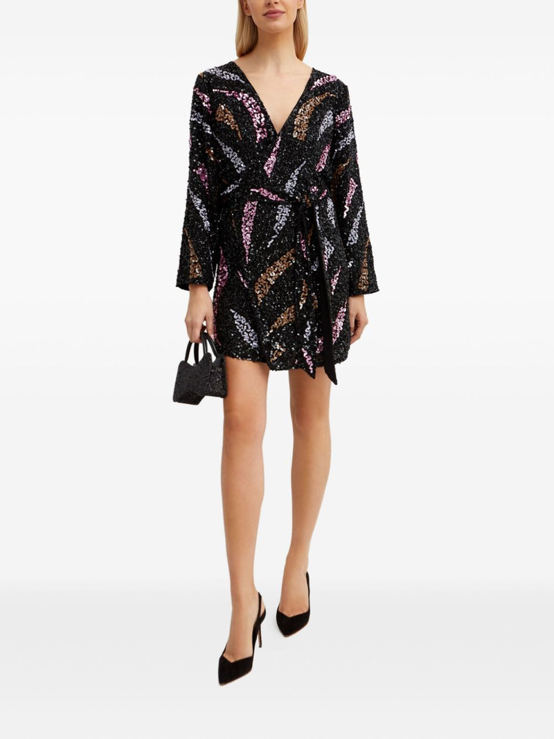 ONE TEASPOON Delusion sequin wrap dress outlook