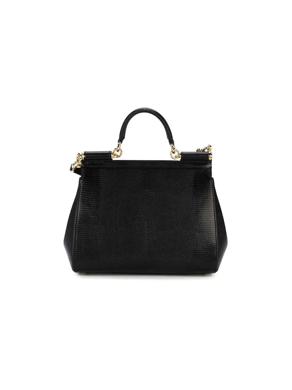 medium Black Sicily shoulder bag - 3