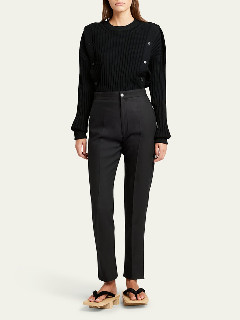 SETCHU Origami Skinny Wool Pants outlook