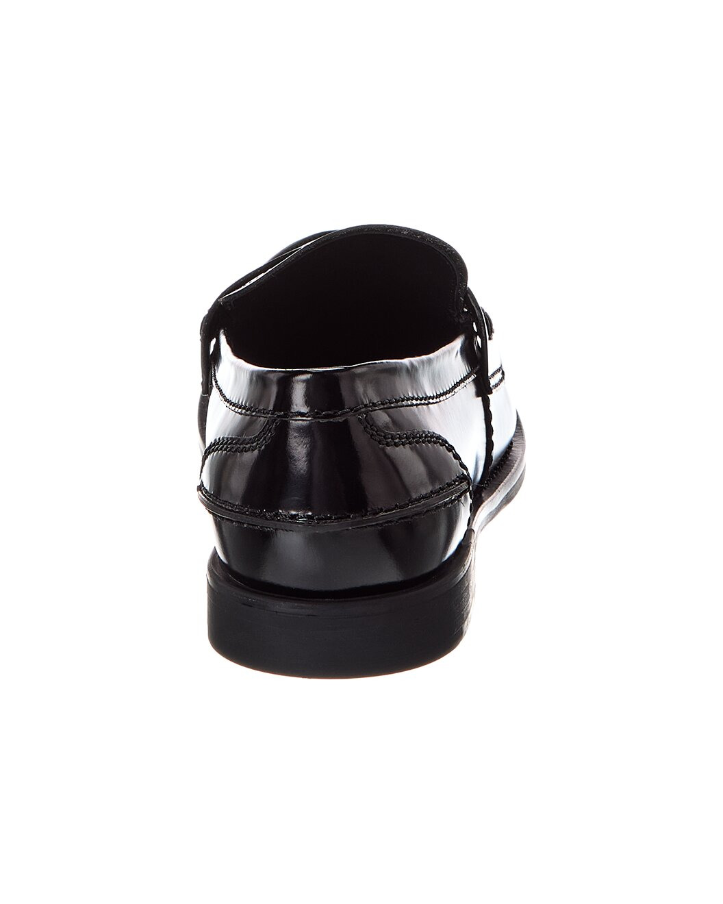 Miu Miu Leather Penny Loafer - 3