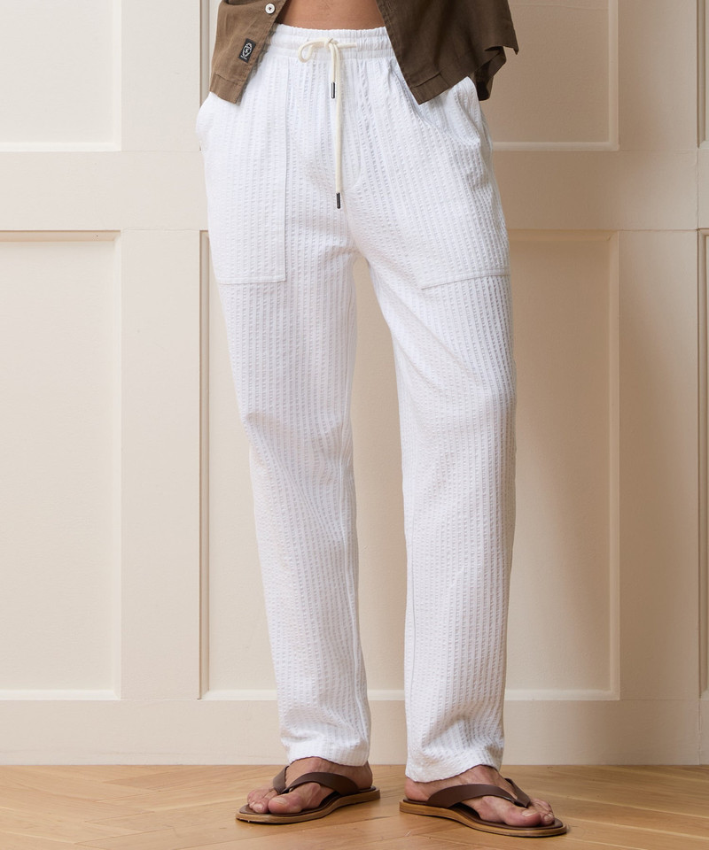 TODD SNYDER Knit Seersucker Pant outlook
