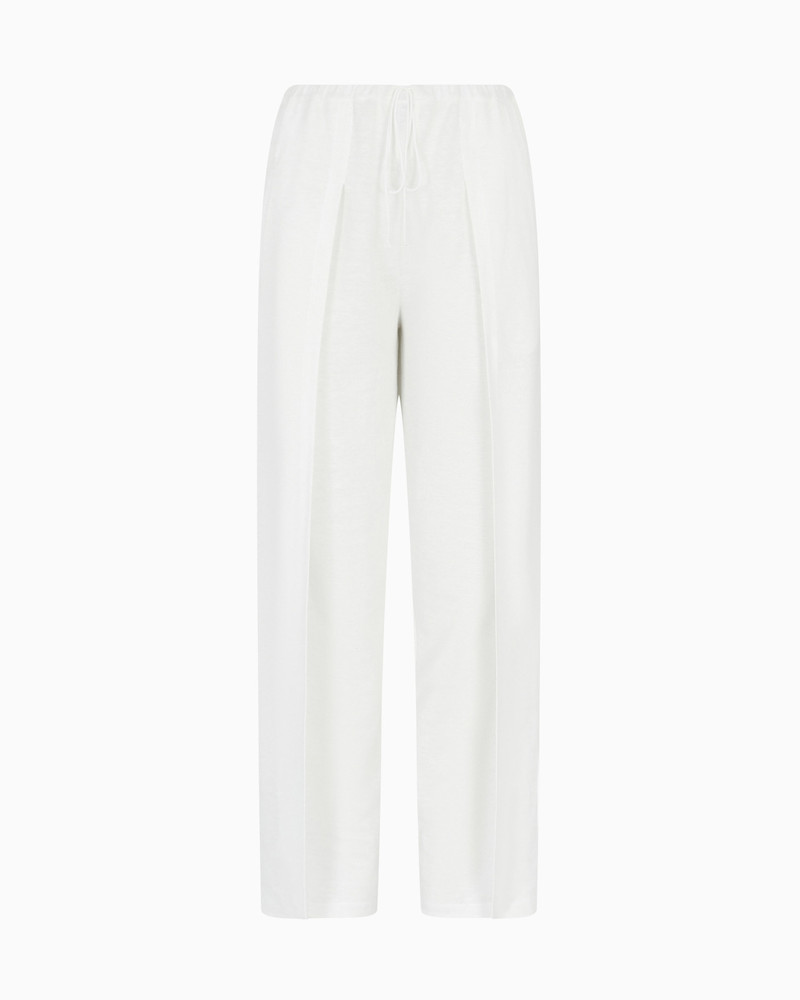HEMP JERSEY RELAXED-FIT TROUSERS 1