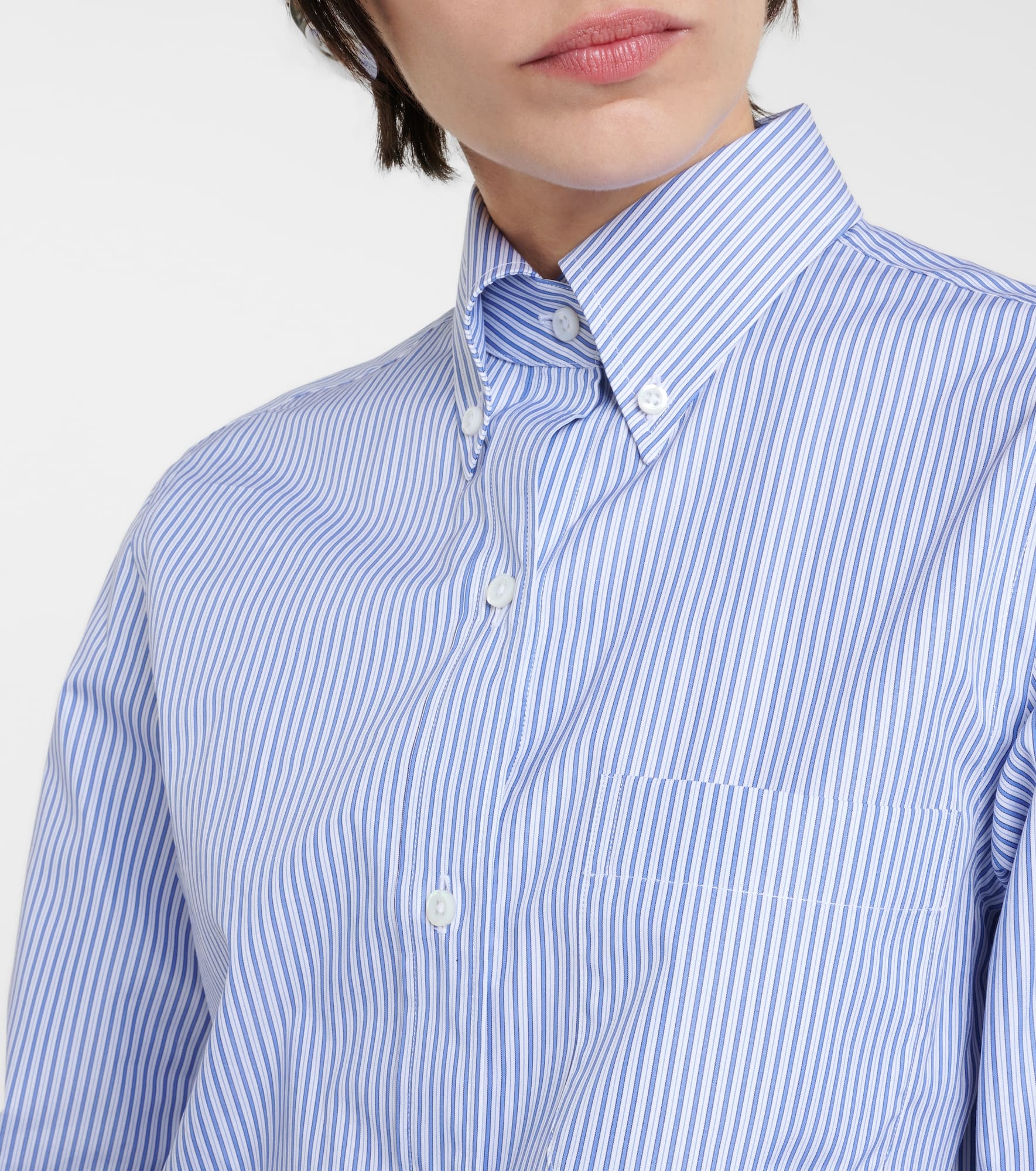 Cotton shirt dress - 4