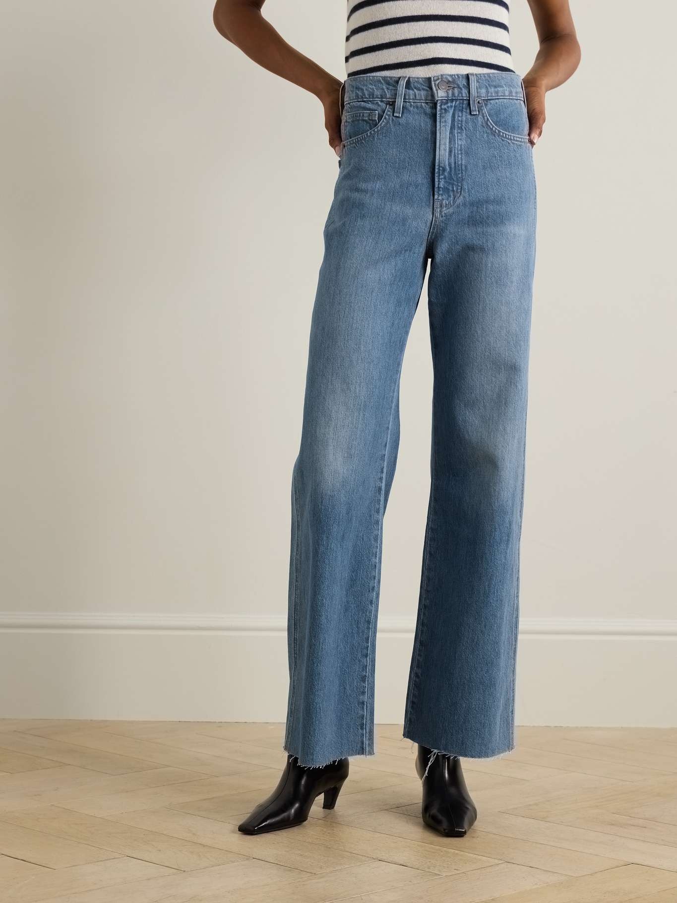 Taylor high-rise wide-leg jeans - 3