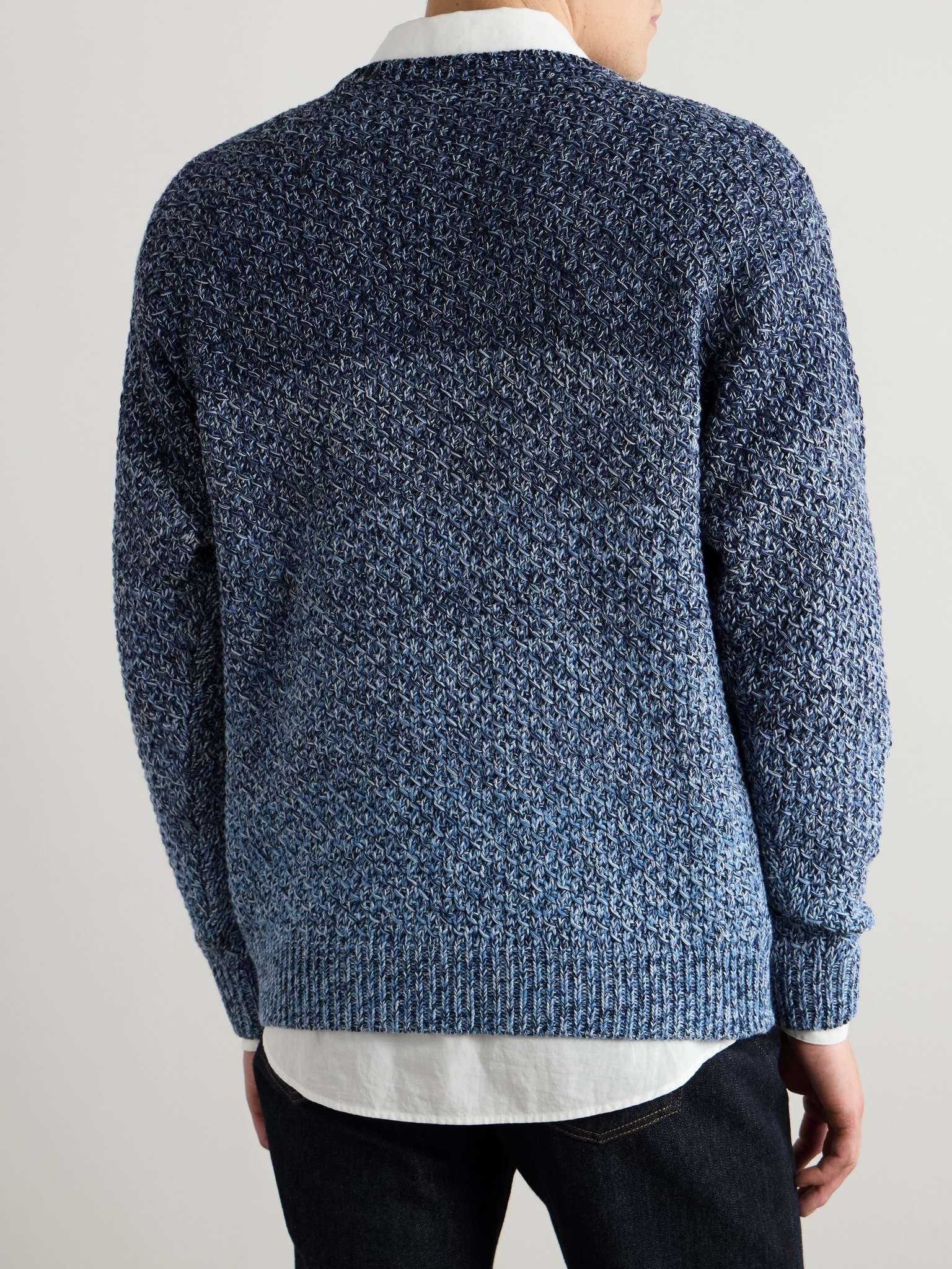 Degradé Cotton-Jacquard Sweater - 3