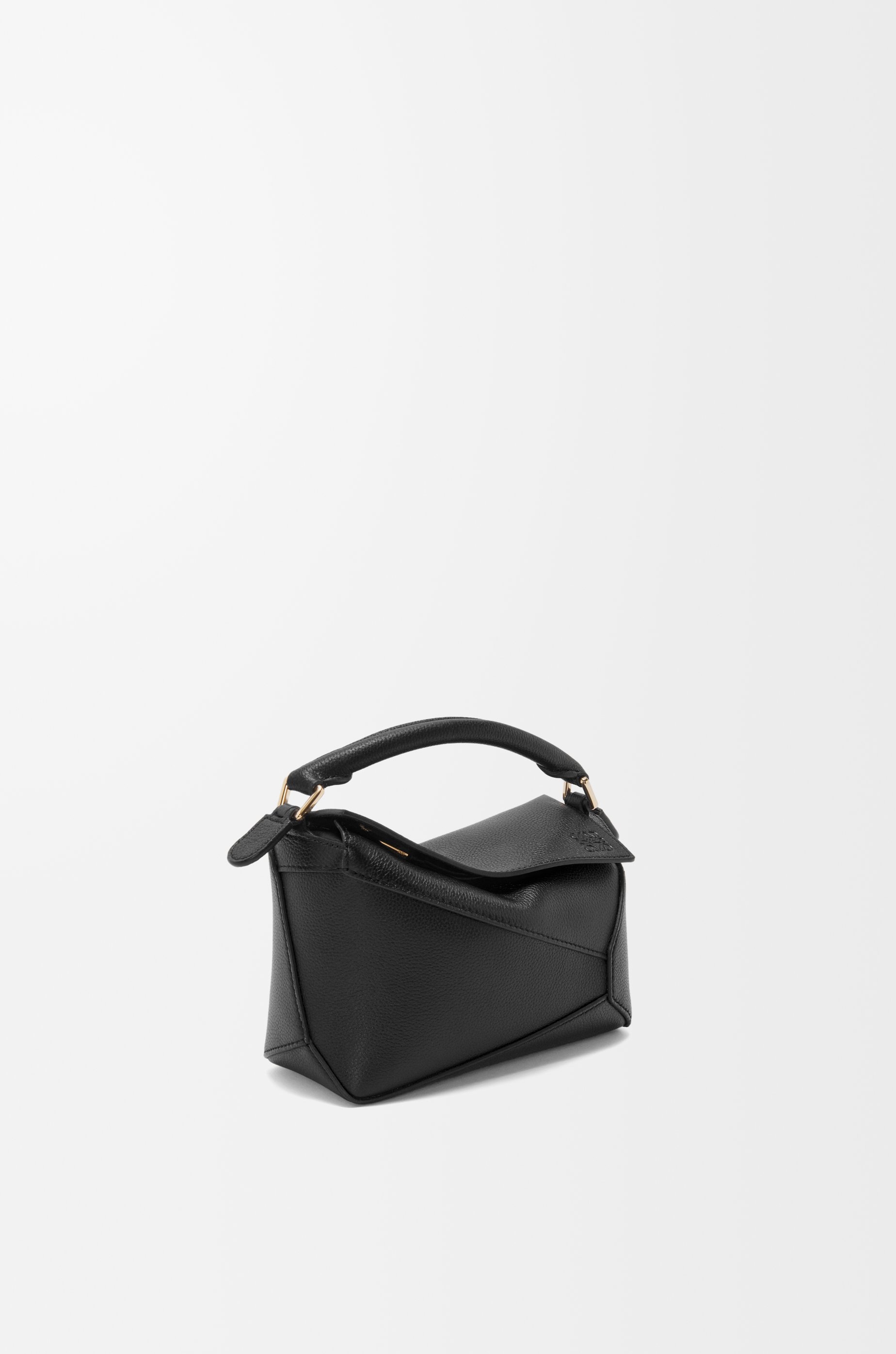 Mini Puzzle Edge bag in soft grained calfskin - 4