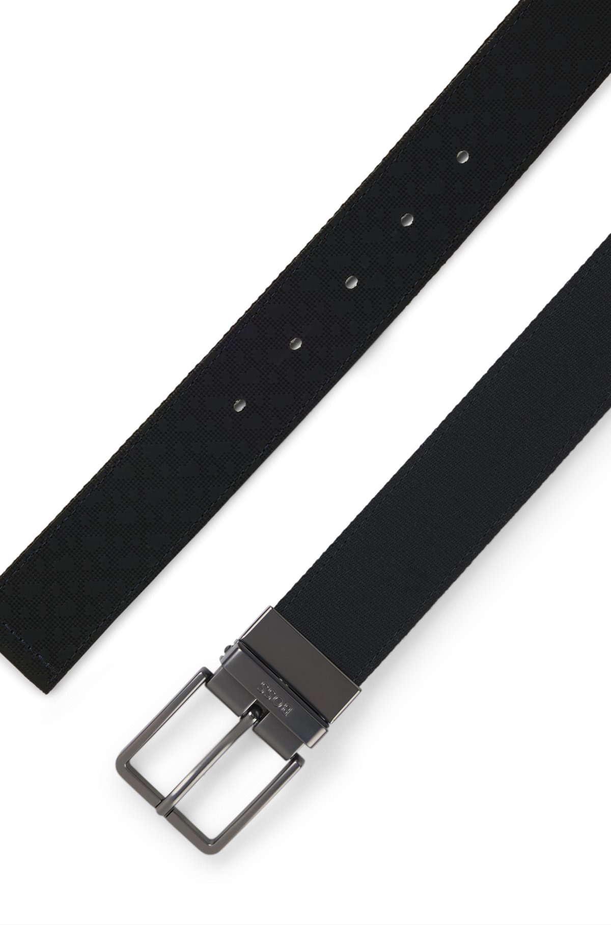 REVERSIBLE BELT WITH MONOGRAMMED ITALIAN LEATHER - 3