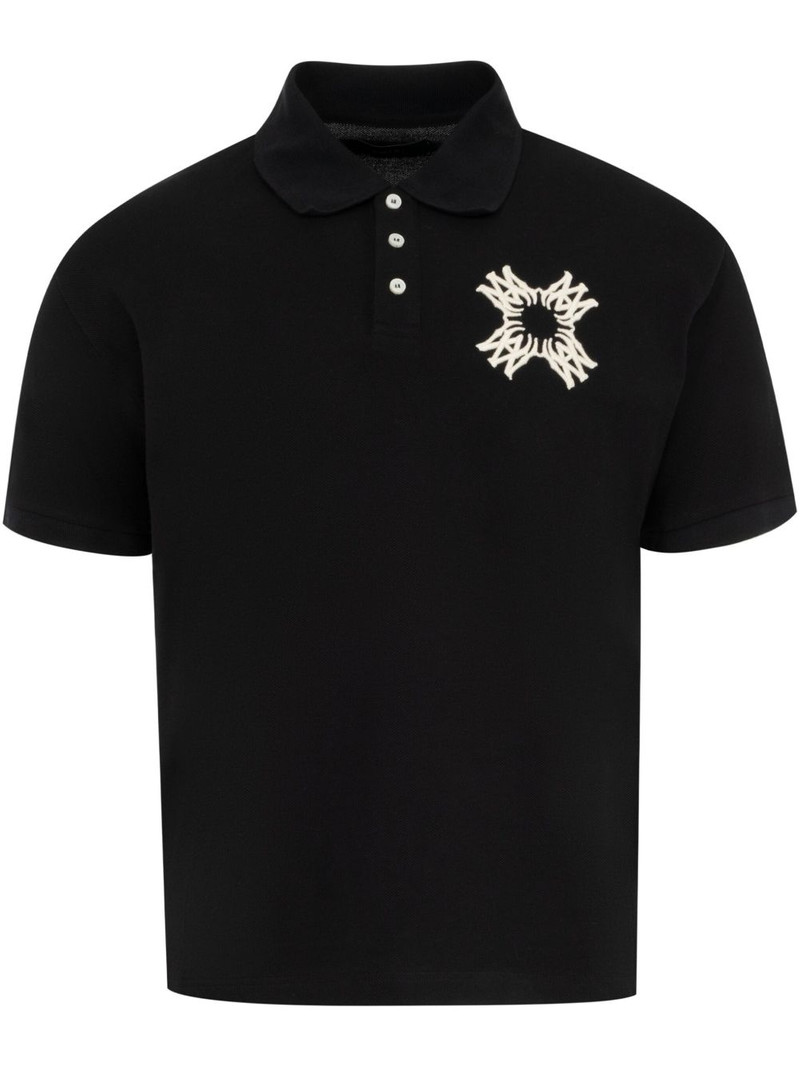 embroidered polo shirt 1