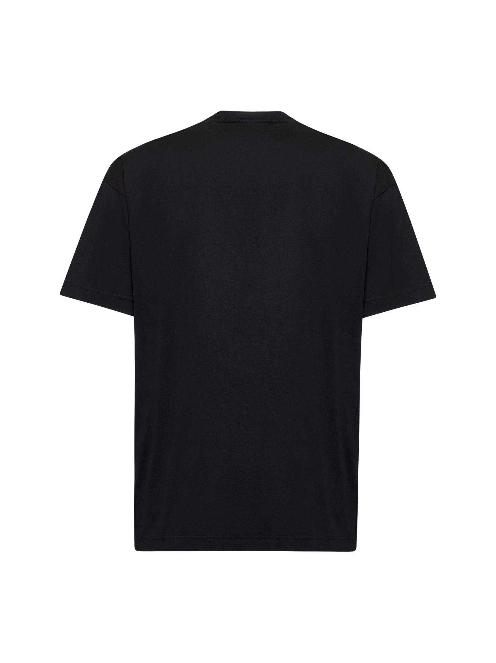 Palm Angels Men Black Cotton Holly Pin Up T-Shirt - 2