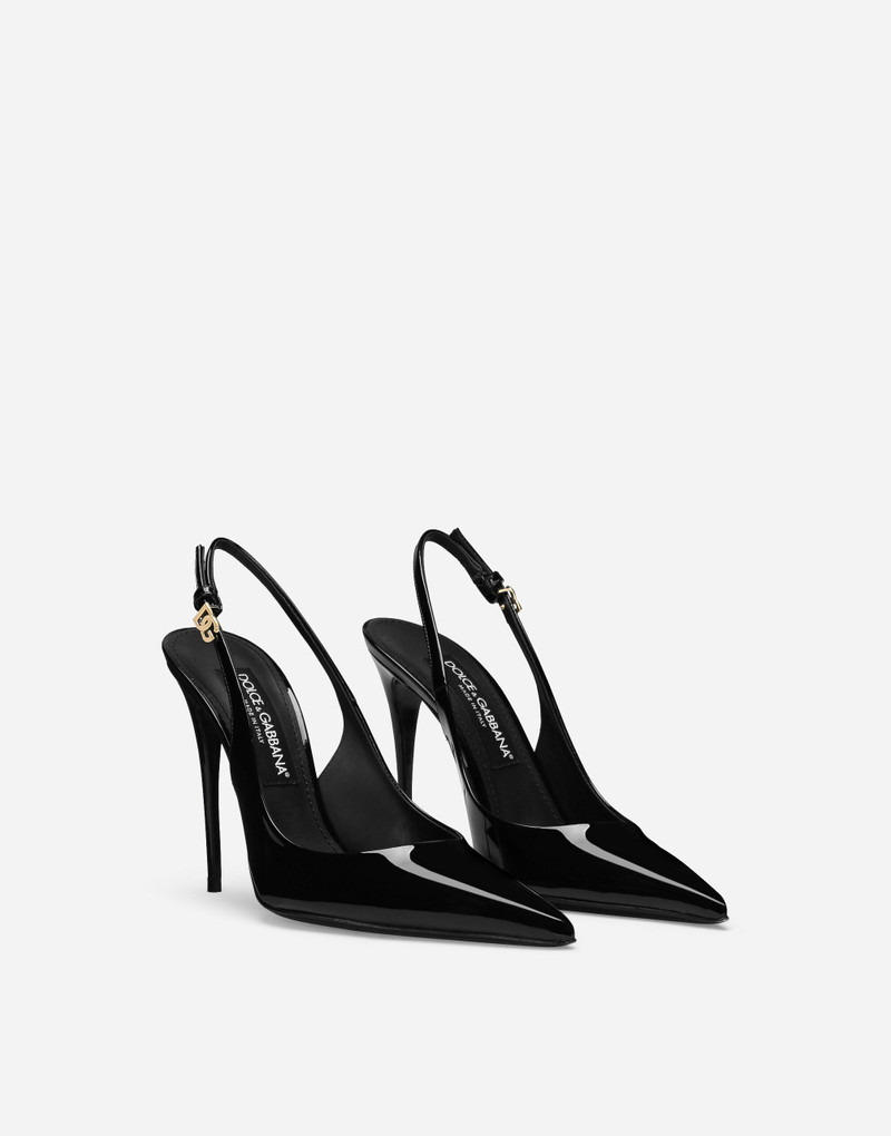 Patent leather slingbacks 2