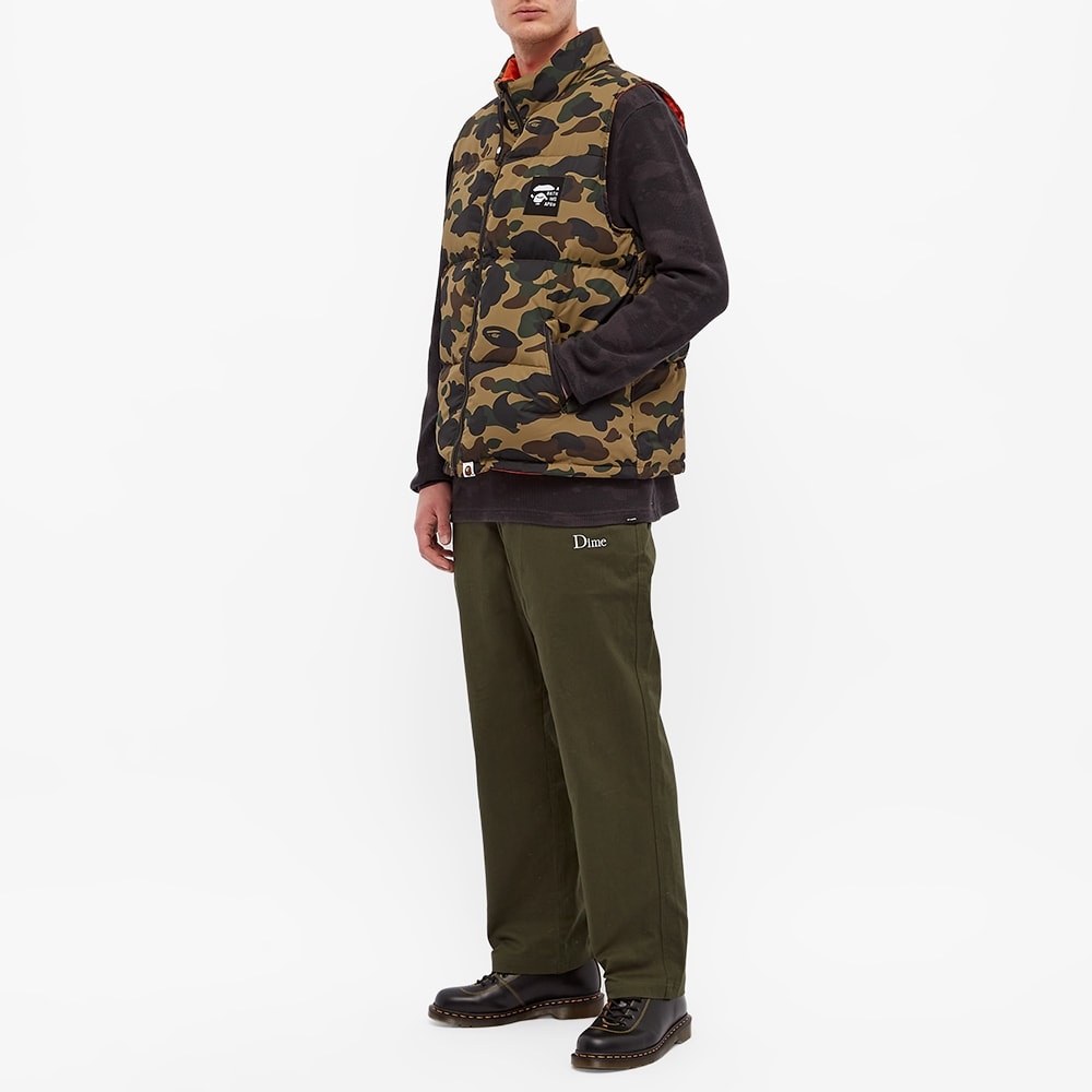 A Bathing Ape 1st Camo Reversible Down Vest - 8