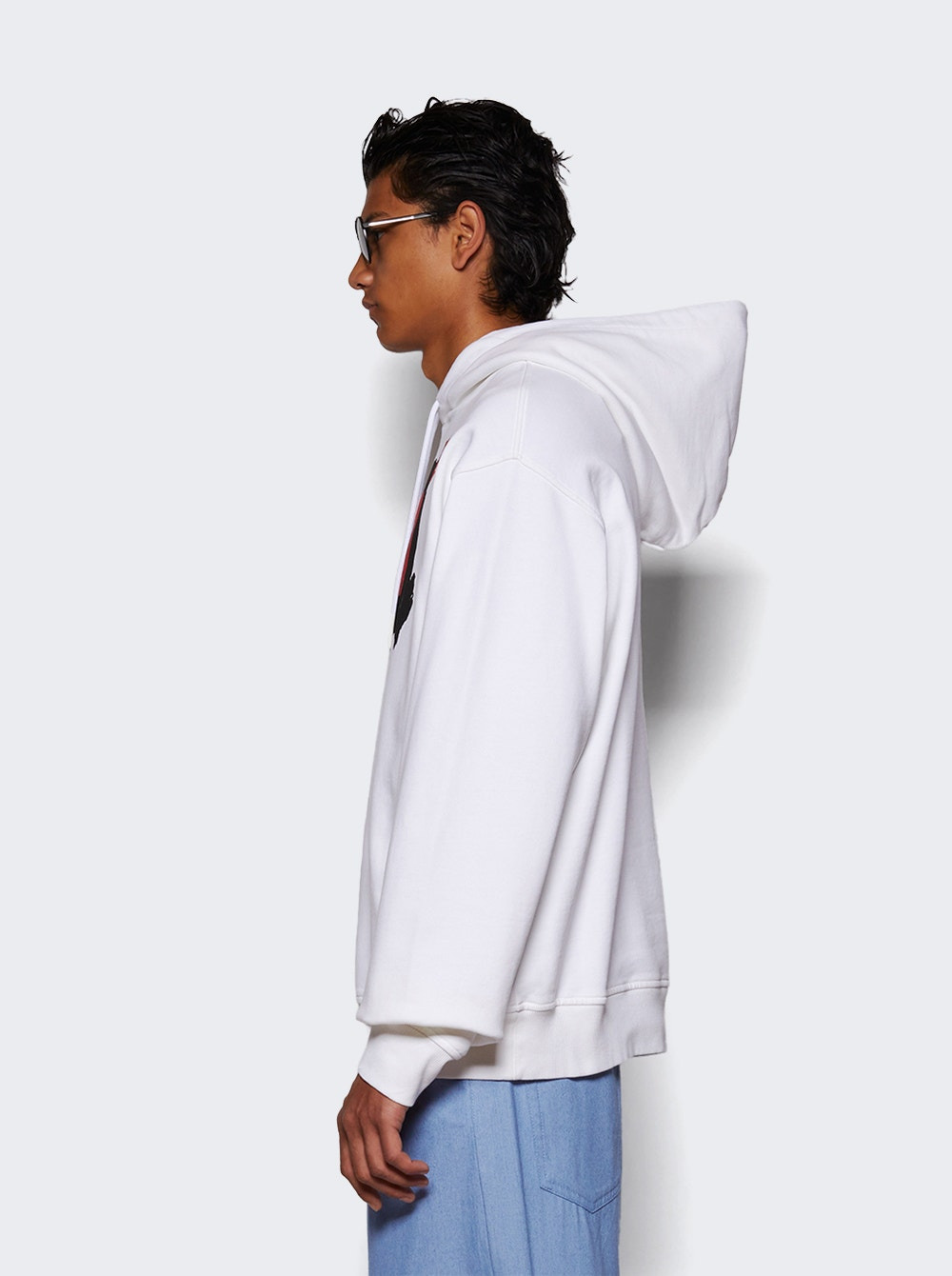 Painted Hoodie Lily White - 3