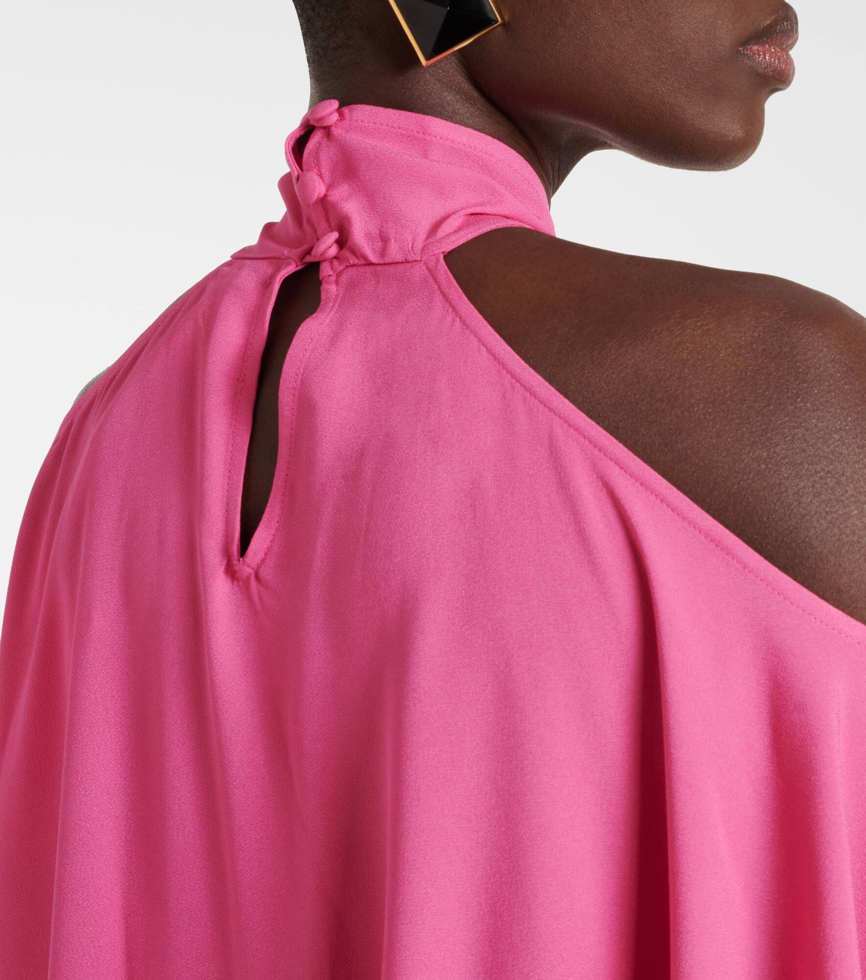 Metauro draped asymmetric kaftan - 6