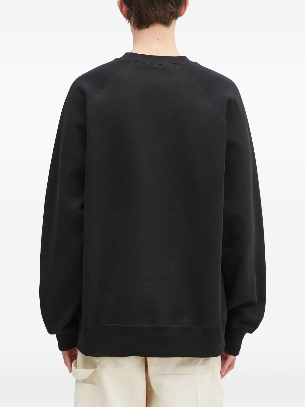logo-print raglan sweatshirt - 4