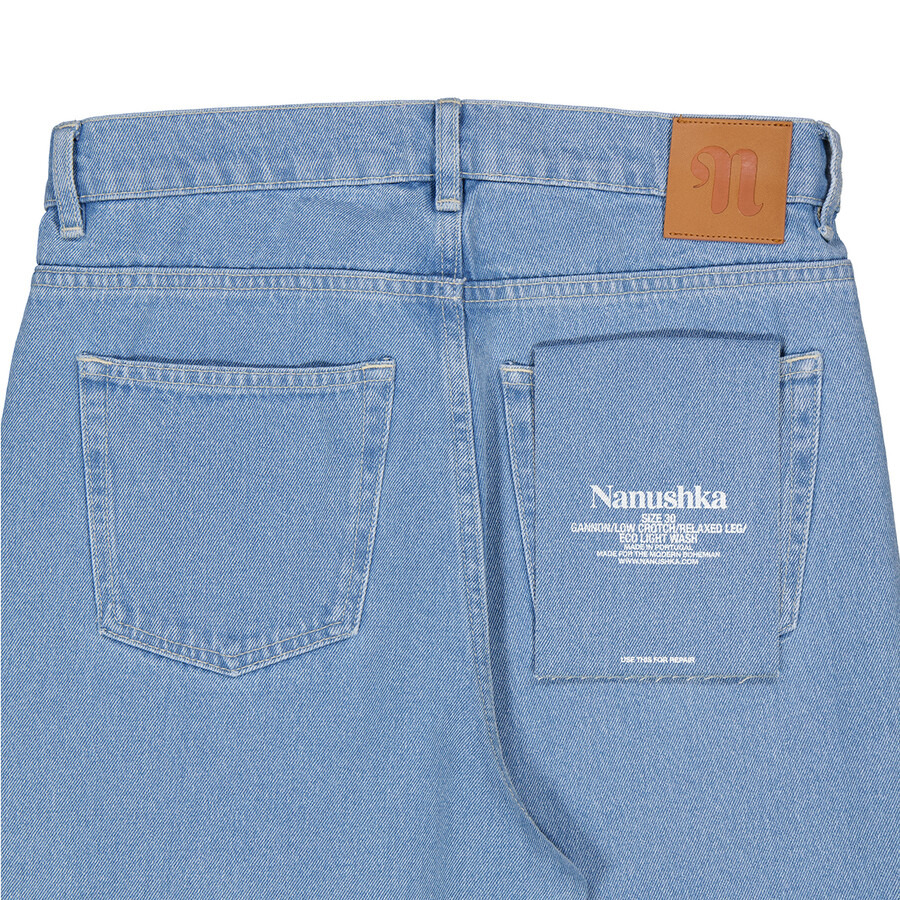 Nanushka Straight Leg High Waist Jeans - 7