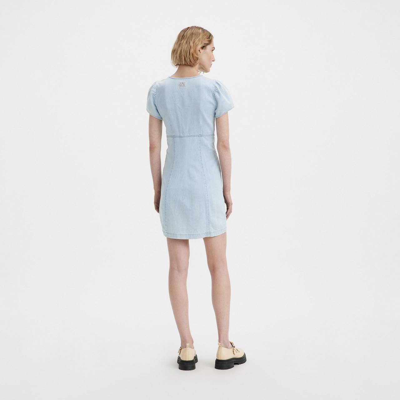 ERIN MINI DENIM DRESS - 3