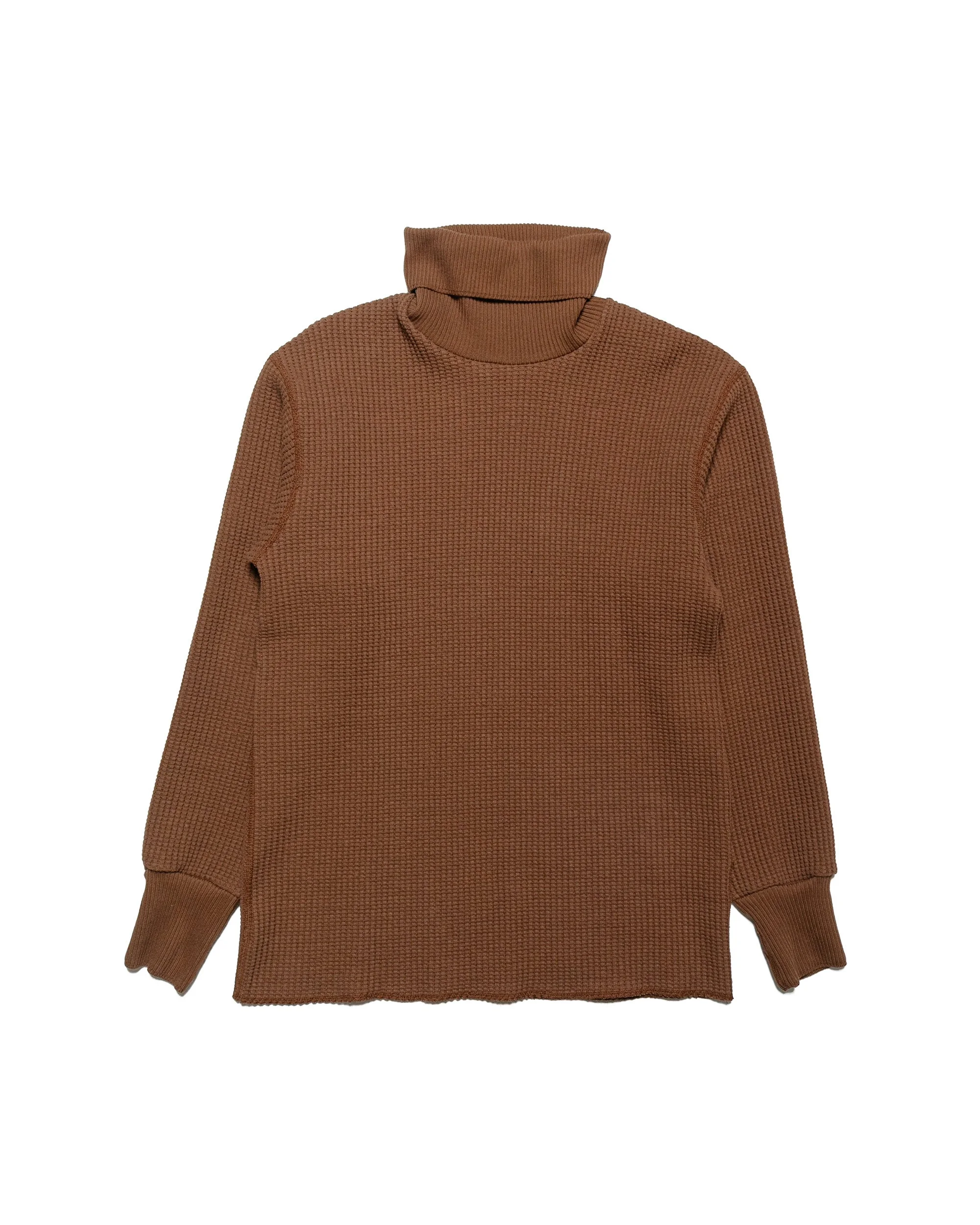 MC23110 High Neck Thermal Shirt Brown - 1