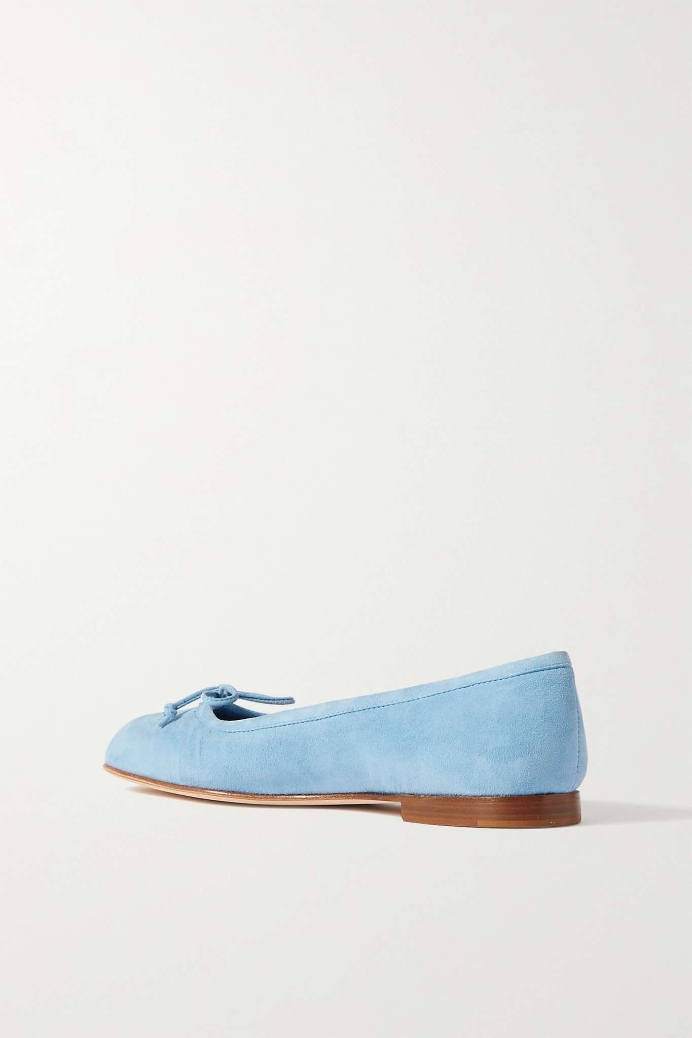 Veralli bow-detailed suede ballet flats - 3