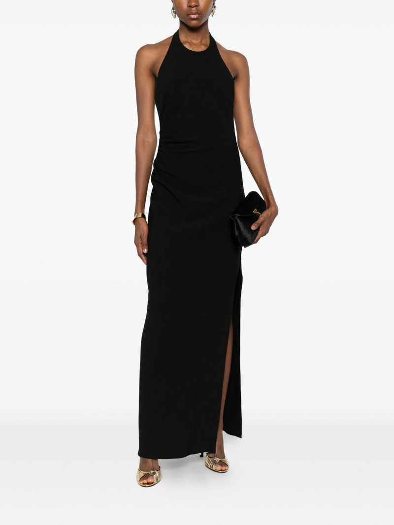 ELEH halterneck ruched dress outlook