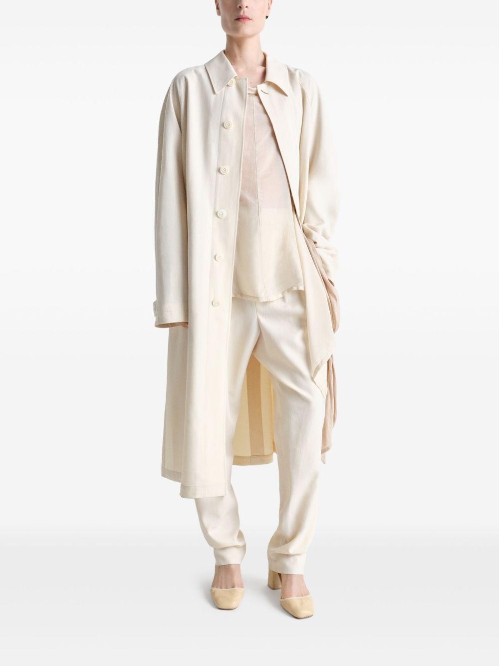 belted coat - 2