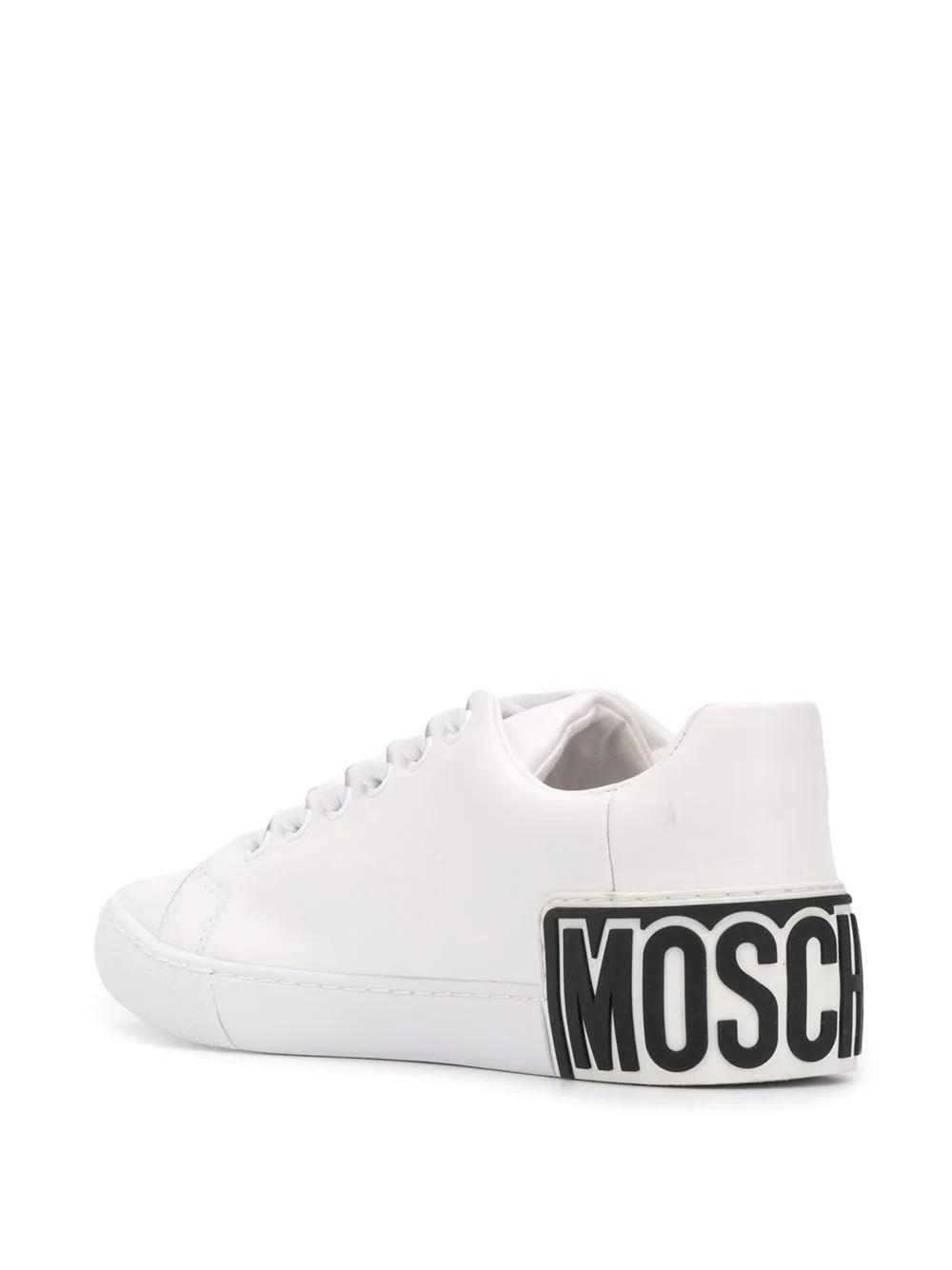 embossed-logo low-top sneakers - 3