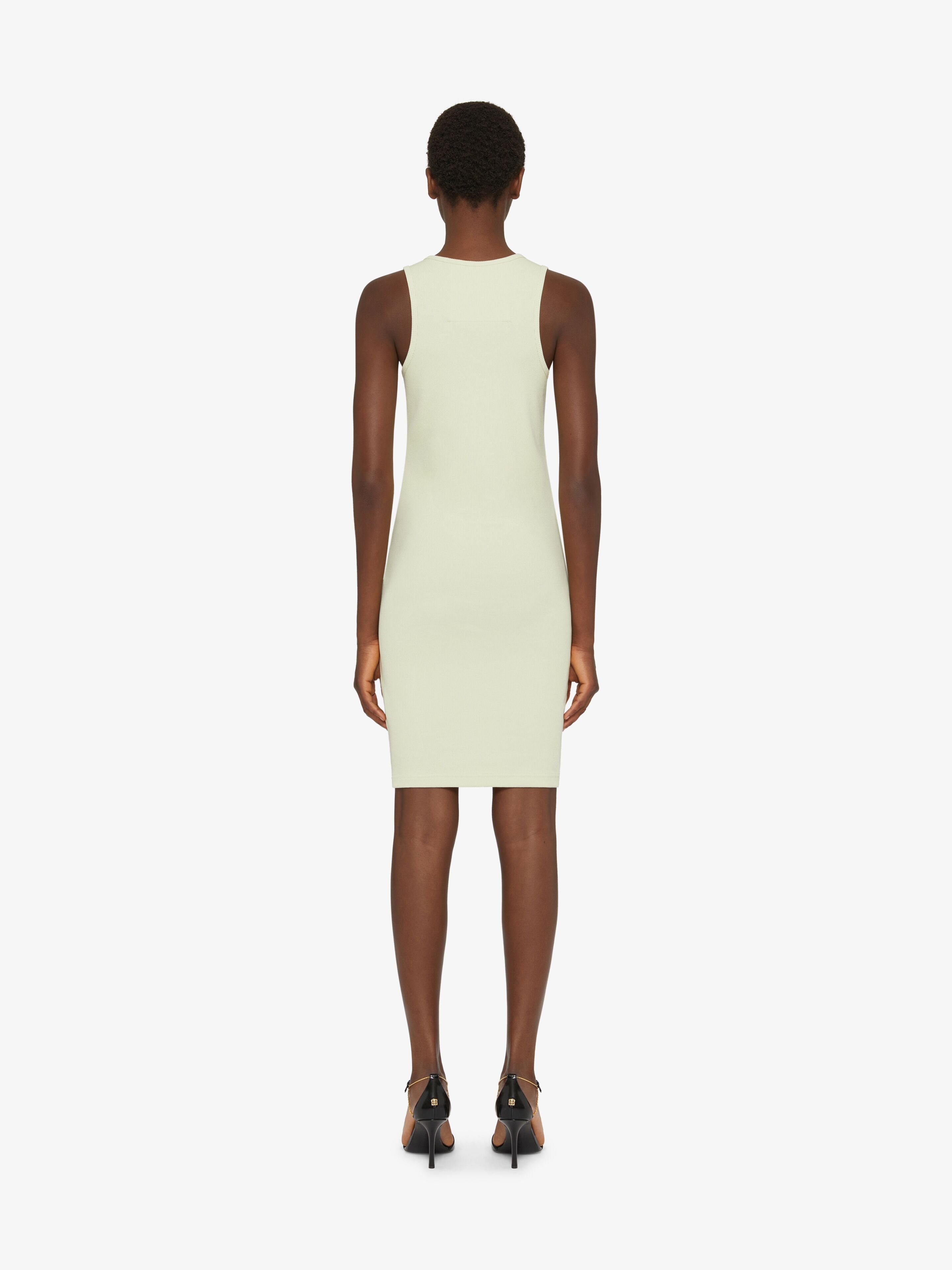 TANK DRESS IN COTTON WITH 4G DETAIL - 3