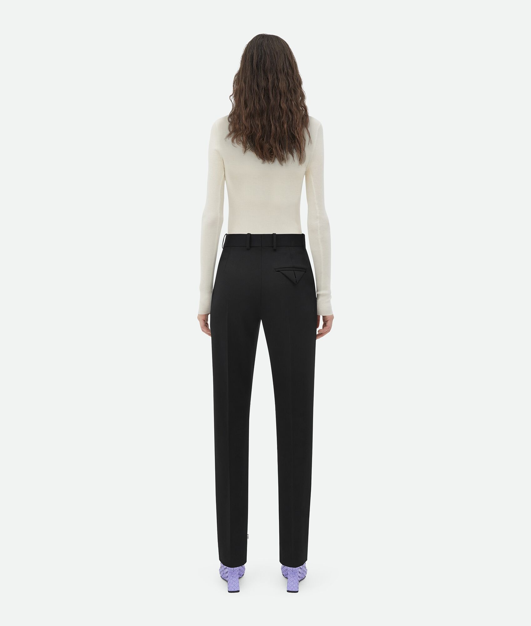 Sartorial Wool Slim Leg Pants - 3