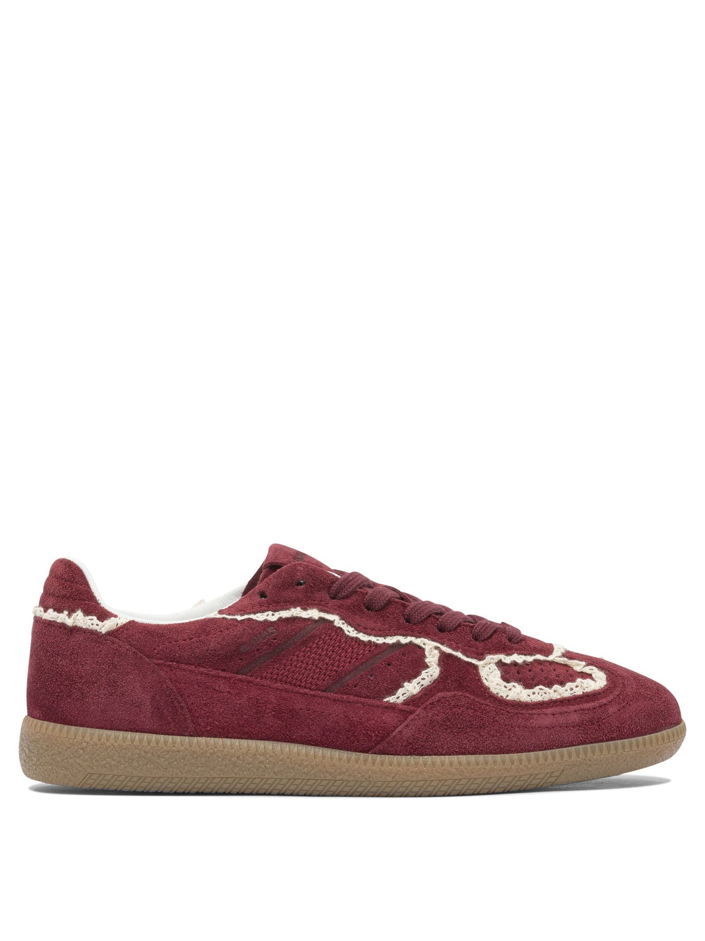 Alohas - Alohas Tb.490 Crochet Burgundy Leather Sneakers - 1