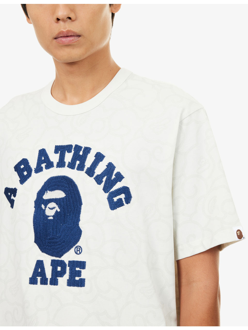 Cloud Camo Brand-Embroidered Cotton-Jersey T-Shirt - 5