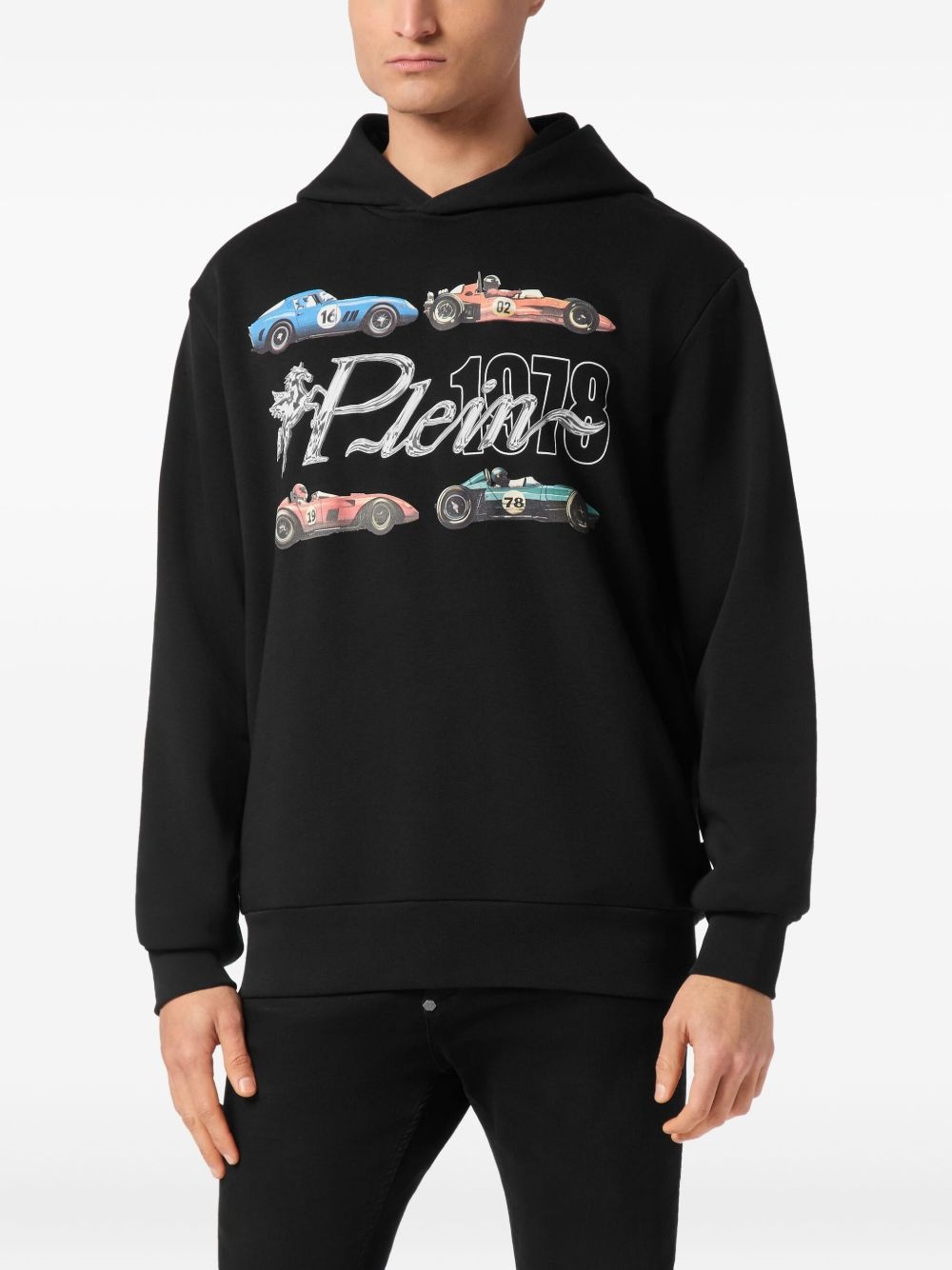 car-graphic hoodie - 3