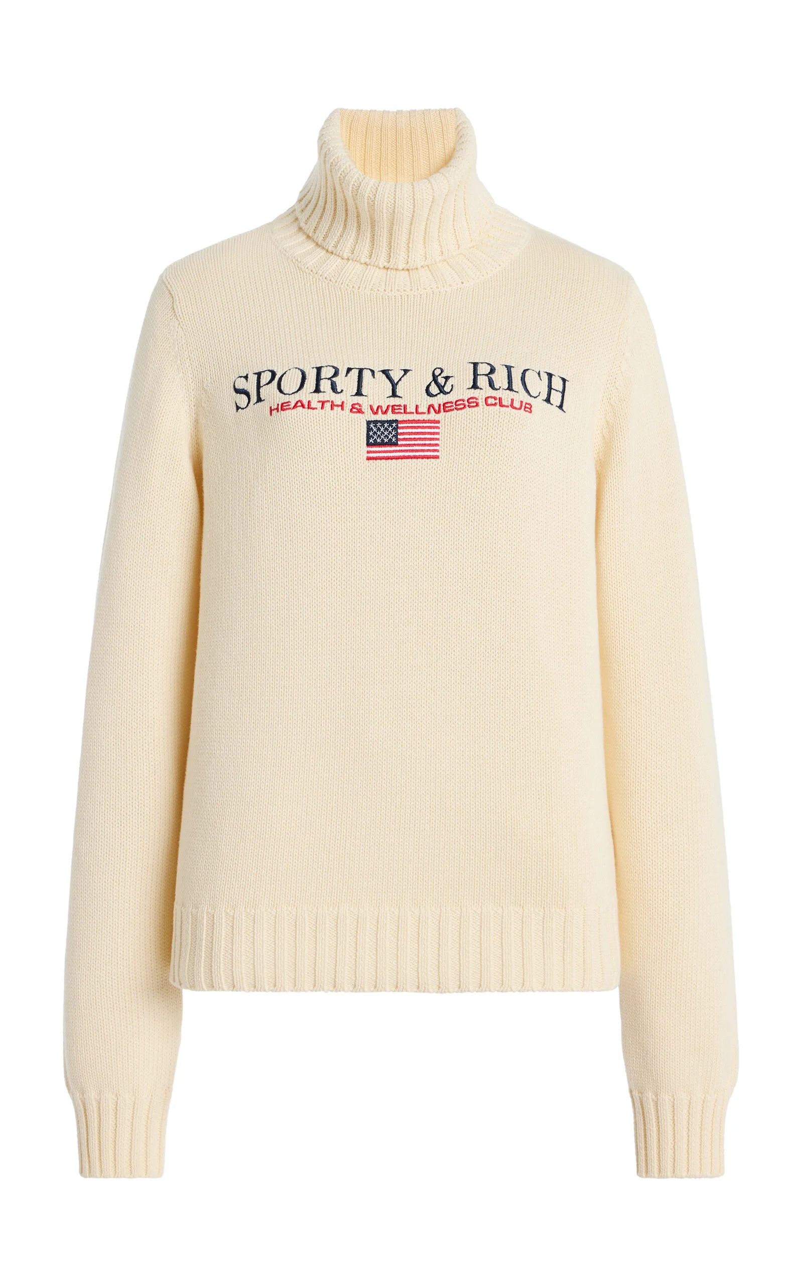 Nautical Knitted Cotton Sweater ivory - 1