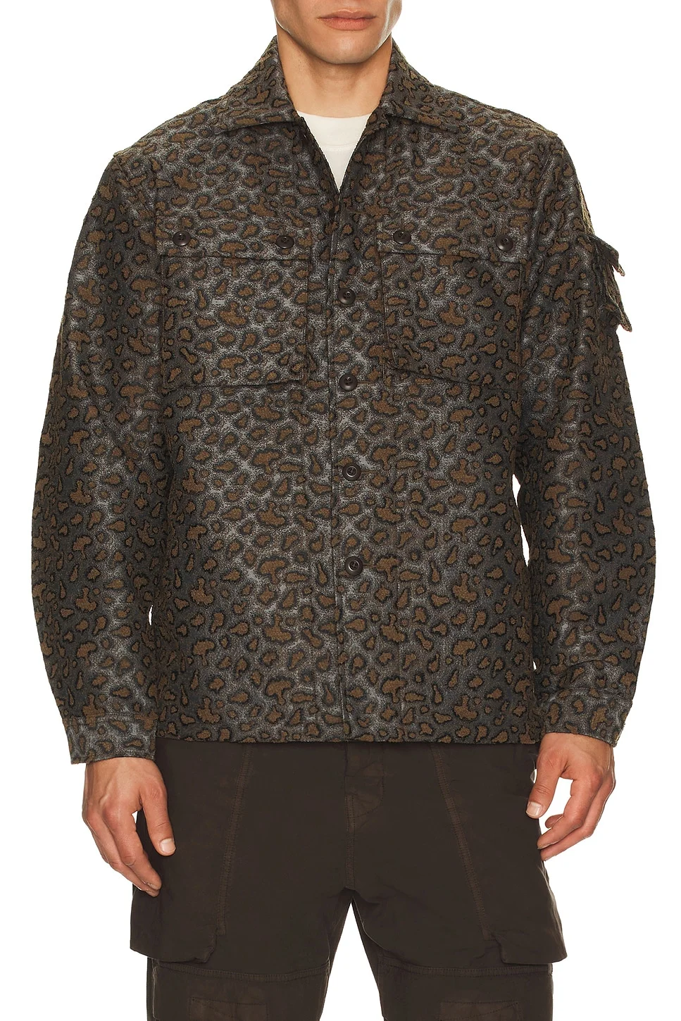 Mil Camo Jacquard Shirt Jacket - 1