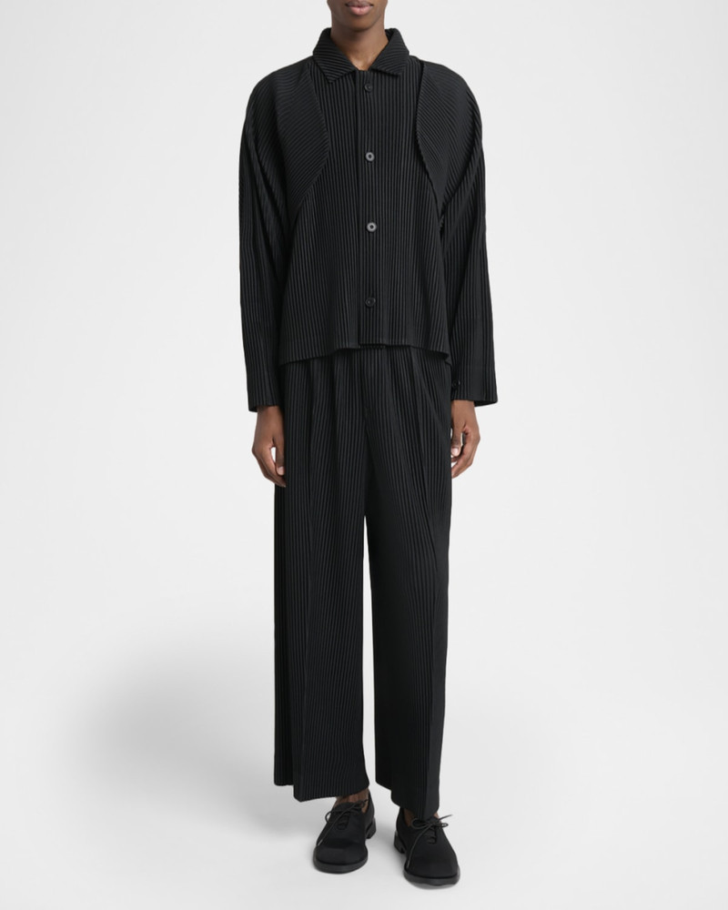 ISSEY MIYAKE Men & apos;s Pleated Button-Down Shirt outlook
