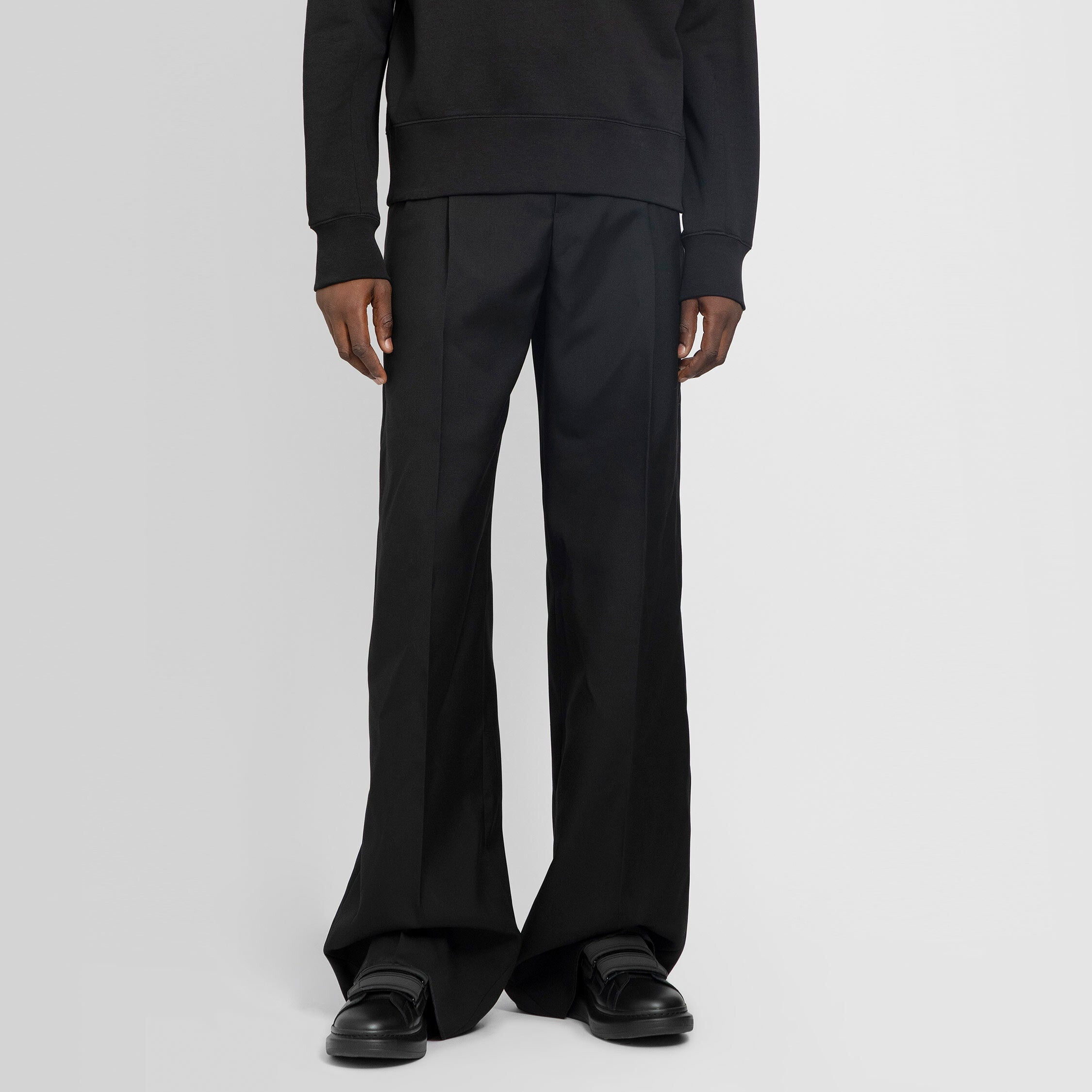 ALEXANDER MCQUEEN MAN BLACK TROUSERS - 6