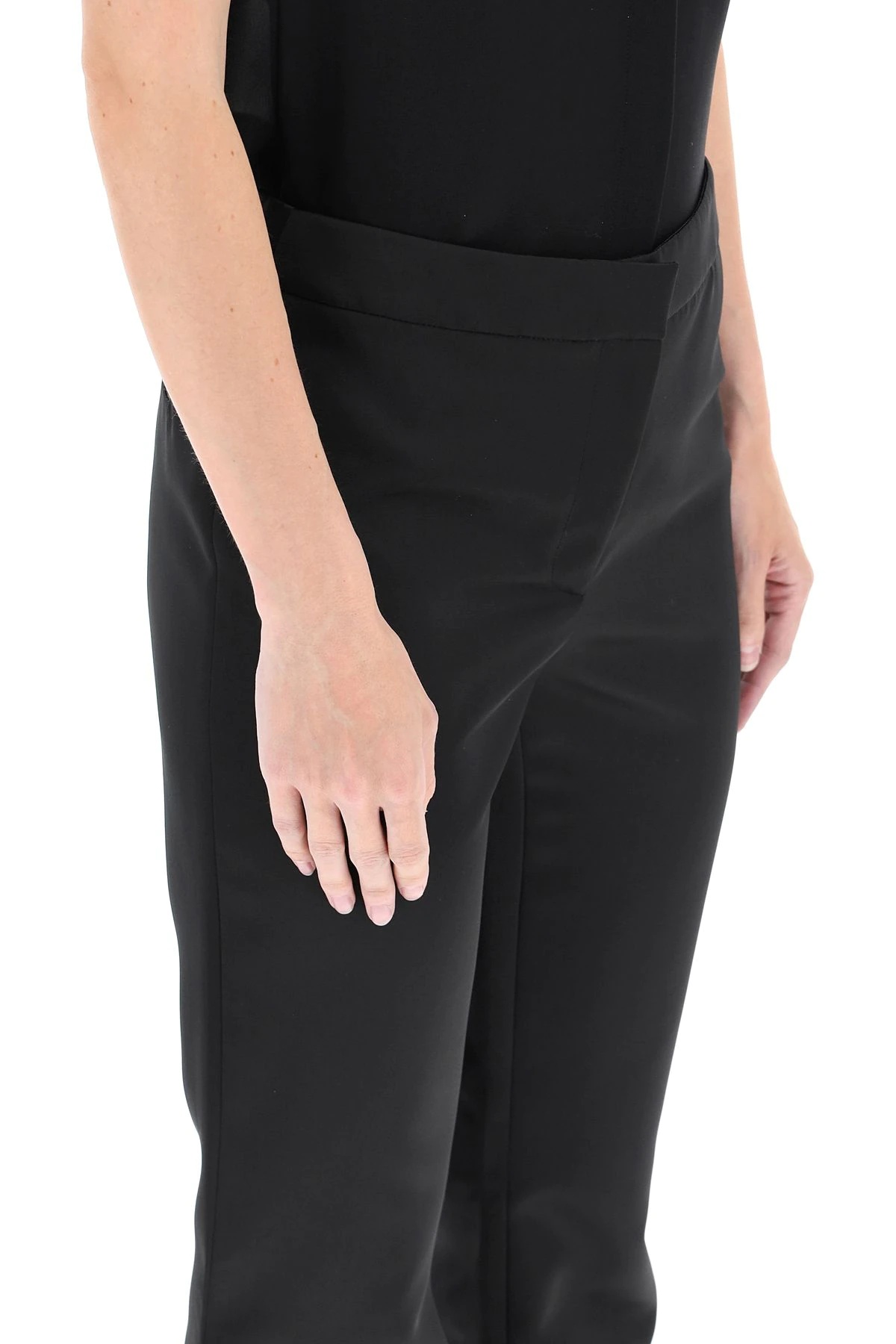 FLARED SATIN TROUSERS - 5