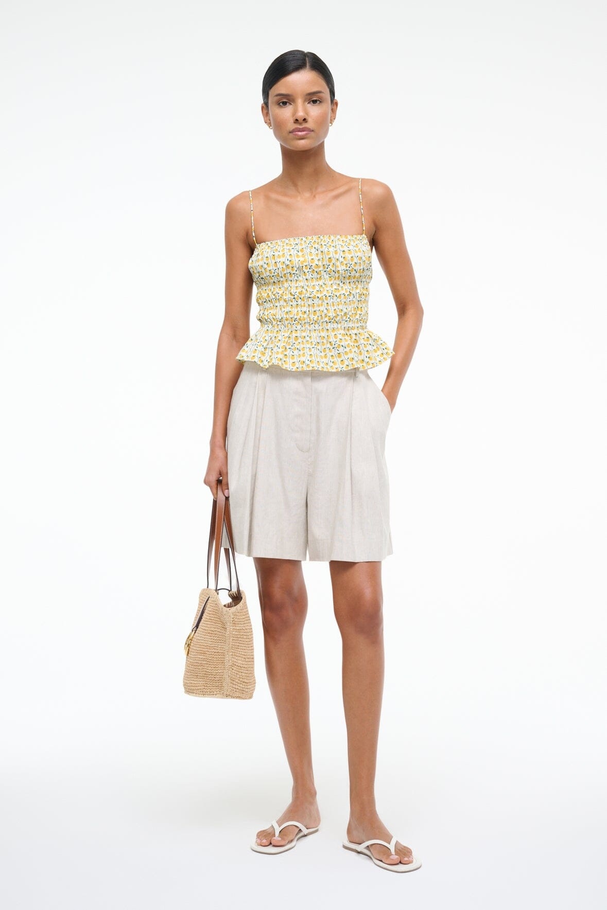 STAUD AYLA TOP ON THE VINE GOLDEN - 5