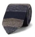 6cm Striped Knitted Wool and Silk-Blend Tie - 4