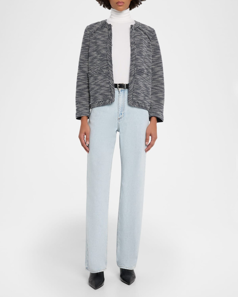 rag & bone Featherweight Shea Relaxed Straight Jeans outlook