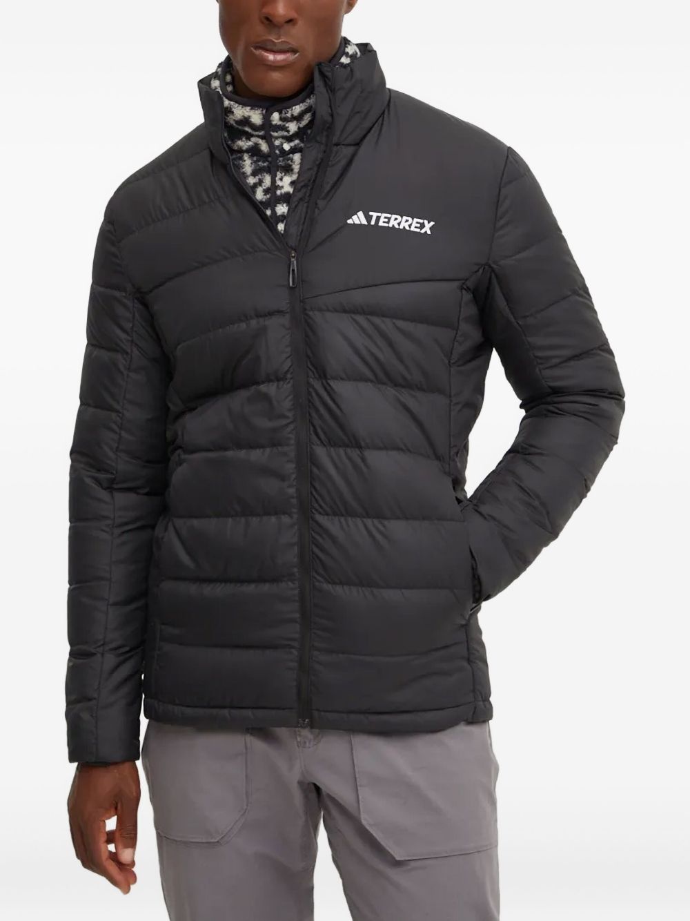 Terrex quilted-panel down jacket - 1