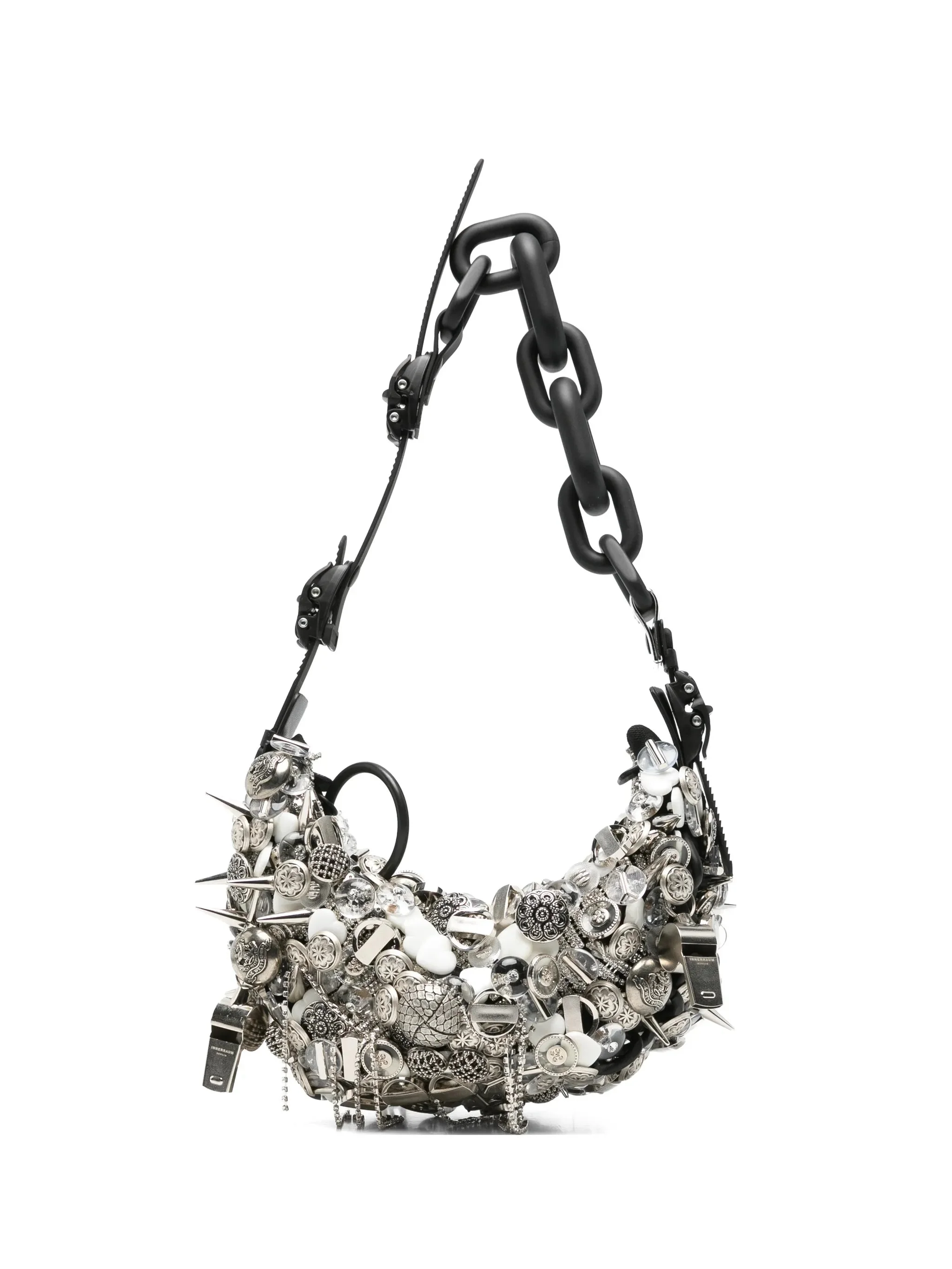 Innerraum Embellished Spike-detail Shoulder Bag - 1