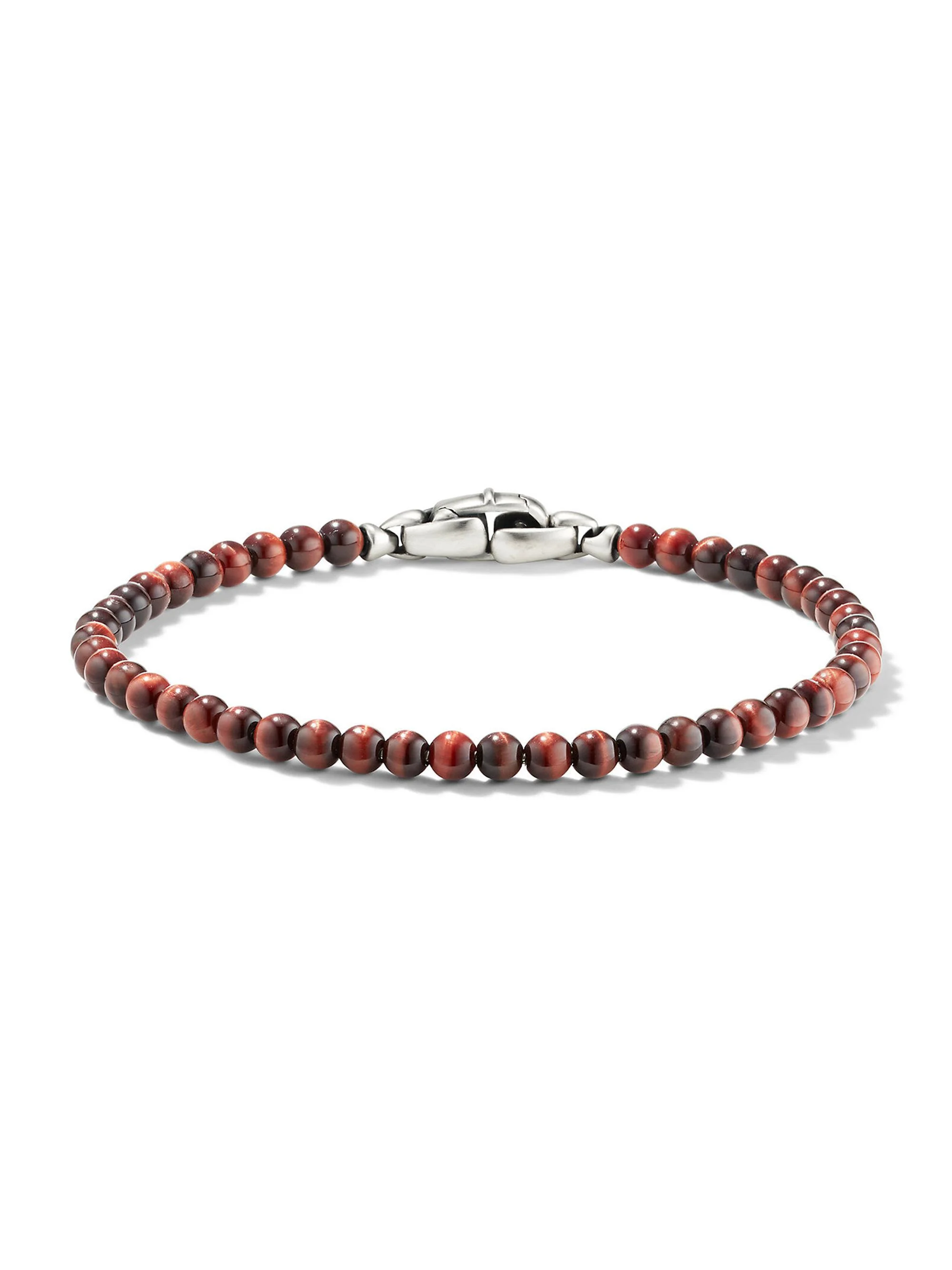 Men's Spiritual Beads Bracelet - Red Tigers Eye - 1