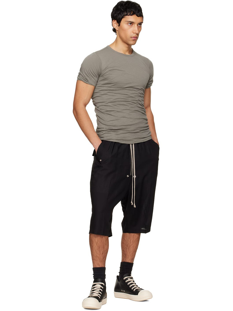 Rick Owens Black Temple Bela Pods Shorts outlook
