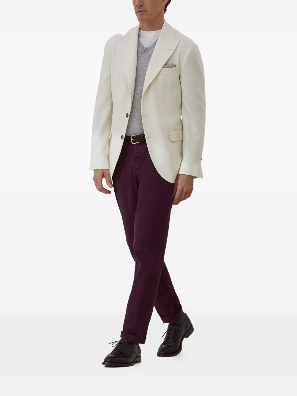 wool-cashmere blazer - 2