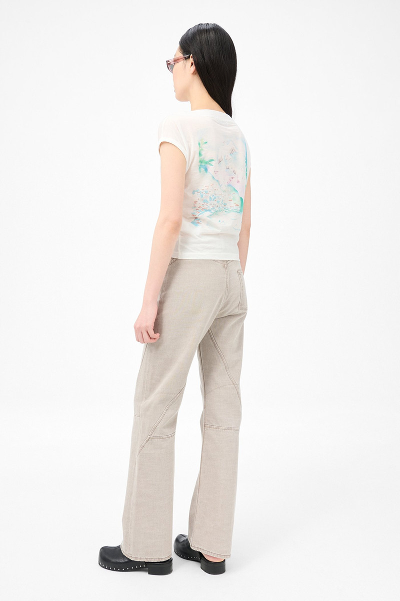 Sailor T-Shirt Sea View Print Para Cotton 4