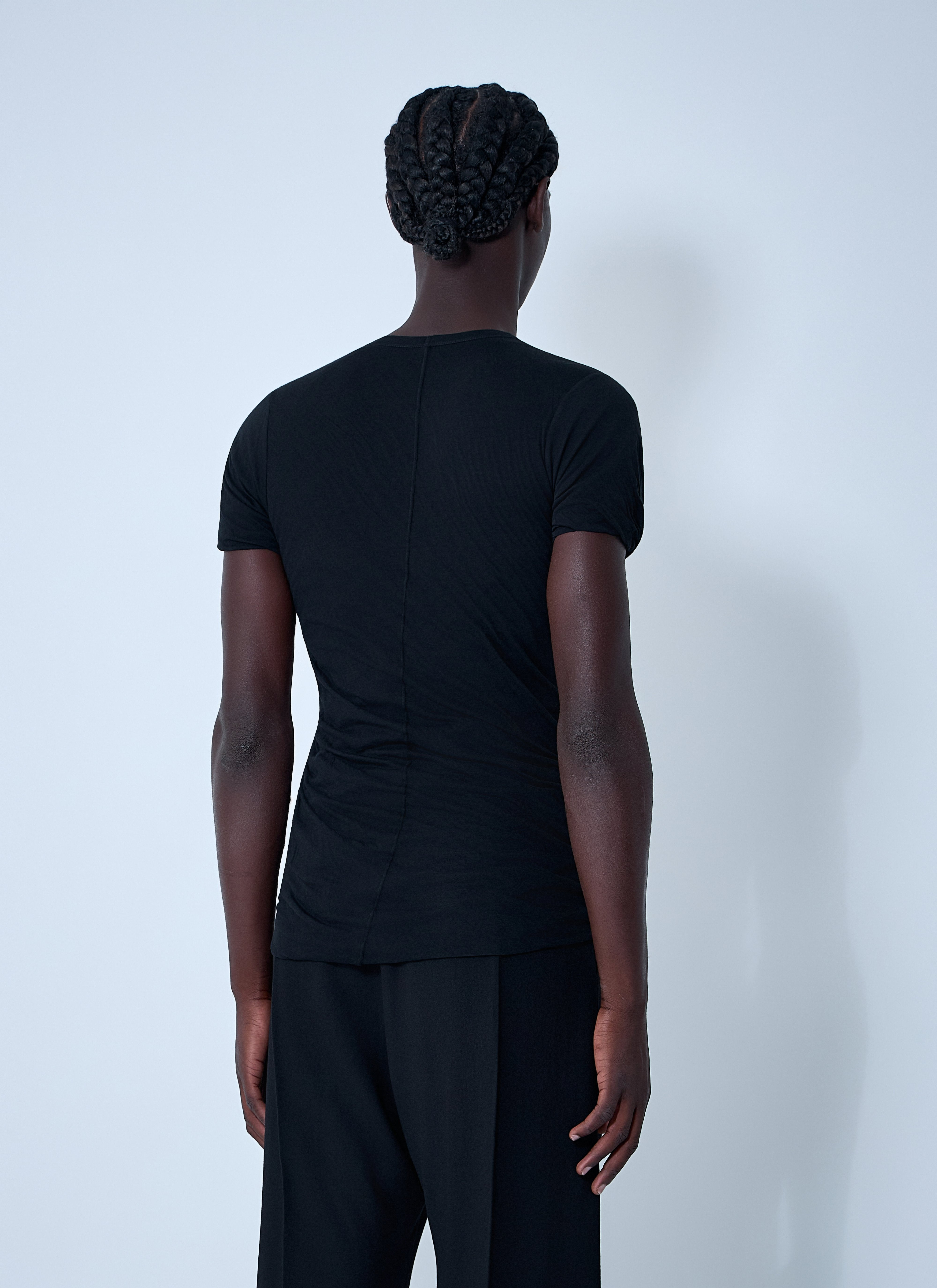 Rick Owens Men Cotton Short Sleeve T-Shirt - 4